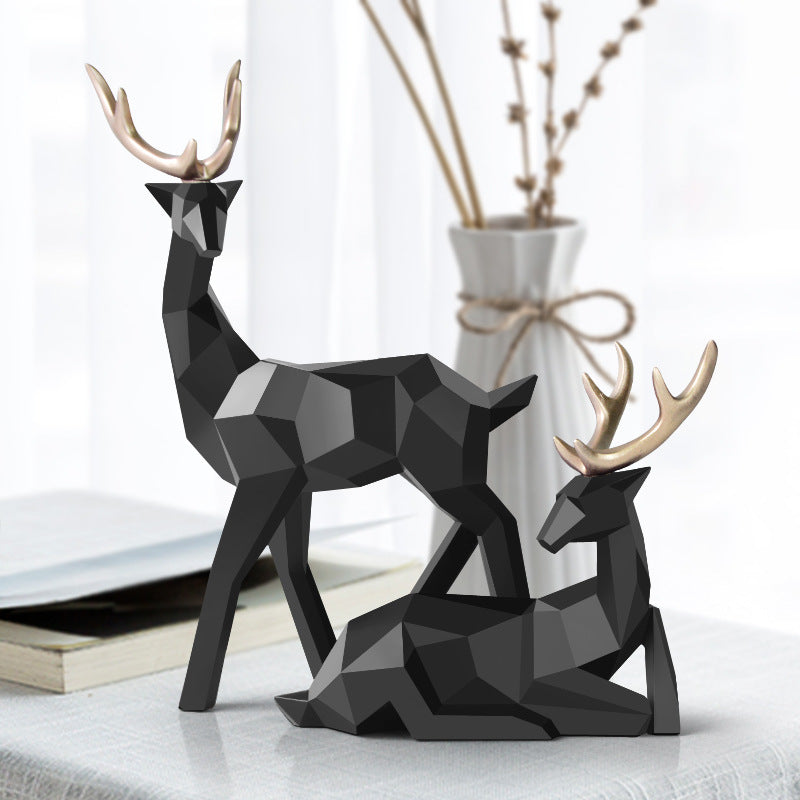 Resin Deer Sculpture - Mad4Goods