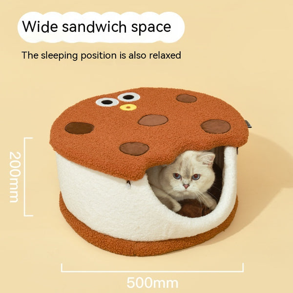 Biscuit Shaped Cat Nest - Mad4Goods