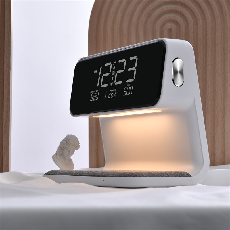 3-in-1 Bedside Lamp with Wireless Charging - Mad4Goods