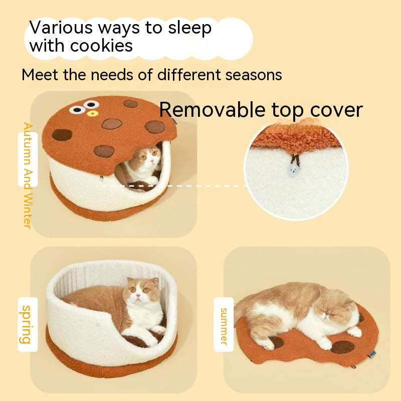 Biscuit Shaped Cat Nest - Mad4Goods