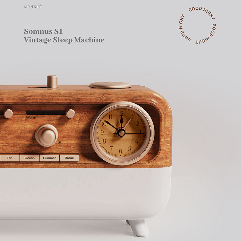 Retro Ambience Light Alarm Clock Speaker - Mad4Goods