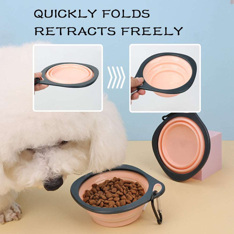 Portable Collapsible Silicone Dog Bowls - Mad4Goods