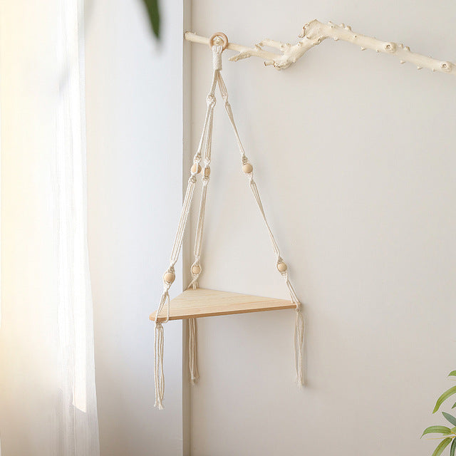 Handcrafted Macrame Shelves - Mad4Goods