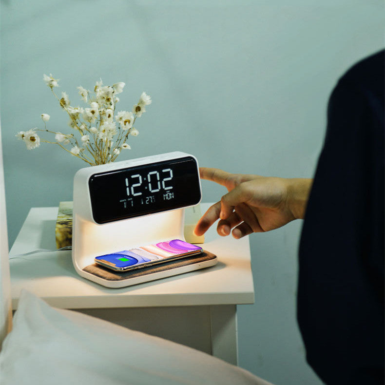 3-in-1 Bedside Lamp with Wireless Charging - Mad4Goods